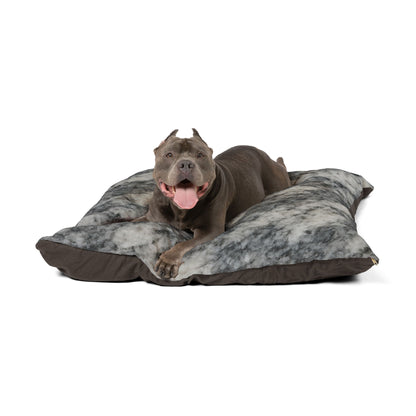 Cozy Marble Pet Bed for Dogs and Cats - Plush Design for Comfort