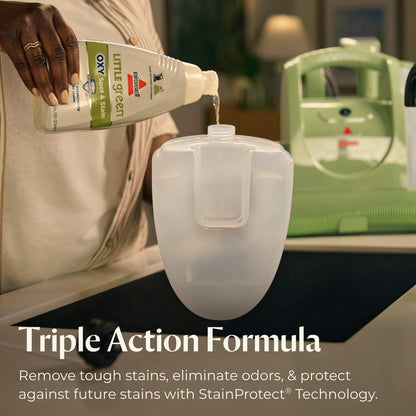 Little Green Multi-Purpose Portable Carpet and Upholstery Cleaner, Car and Auto Detailer, with Exclusive Specialty Tools, Green, 1400B