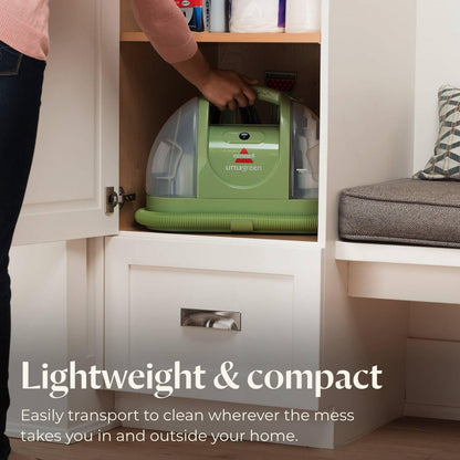 Little Green Multi-Purpose Portable Carpet and Upholstery Cleaner, Car and Auto Detailer, with Exclusive Specialty Tools, Green, 1400B