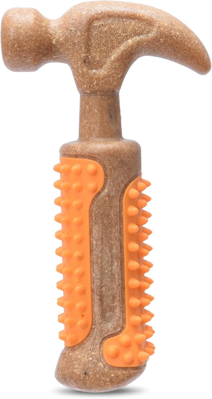 for Pets Chew Tools Collection: Wood Blend Hammer Chew Toy for Dogs | Compressed Wood Dog Chew Toys with Baking Soda, Safer & Durable Alternative to Chewing Sticks