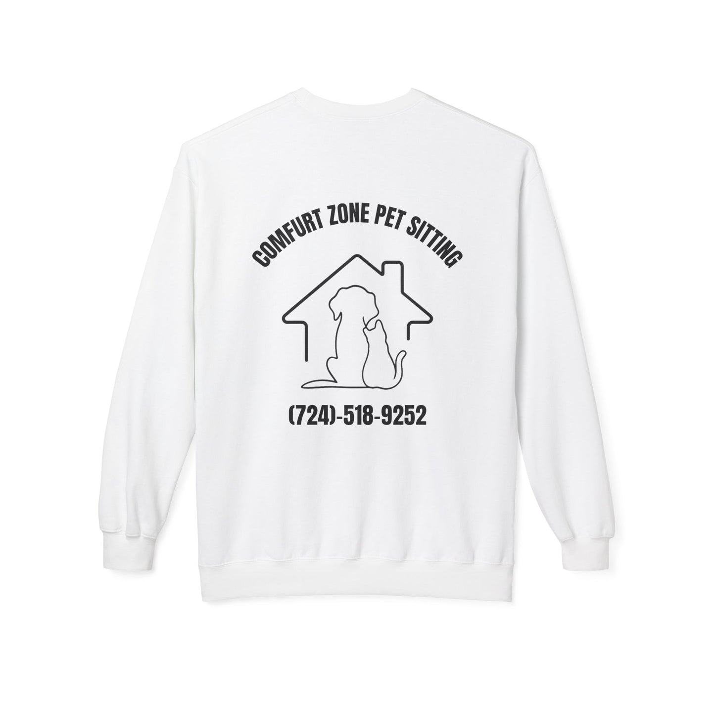 Funny Pet Lover Crewneck Sweatshirt - "I'm Only Talking To My Pets Today"