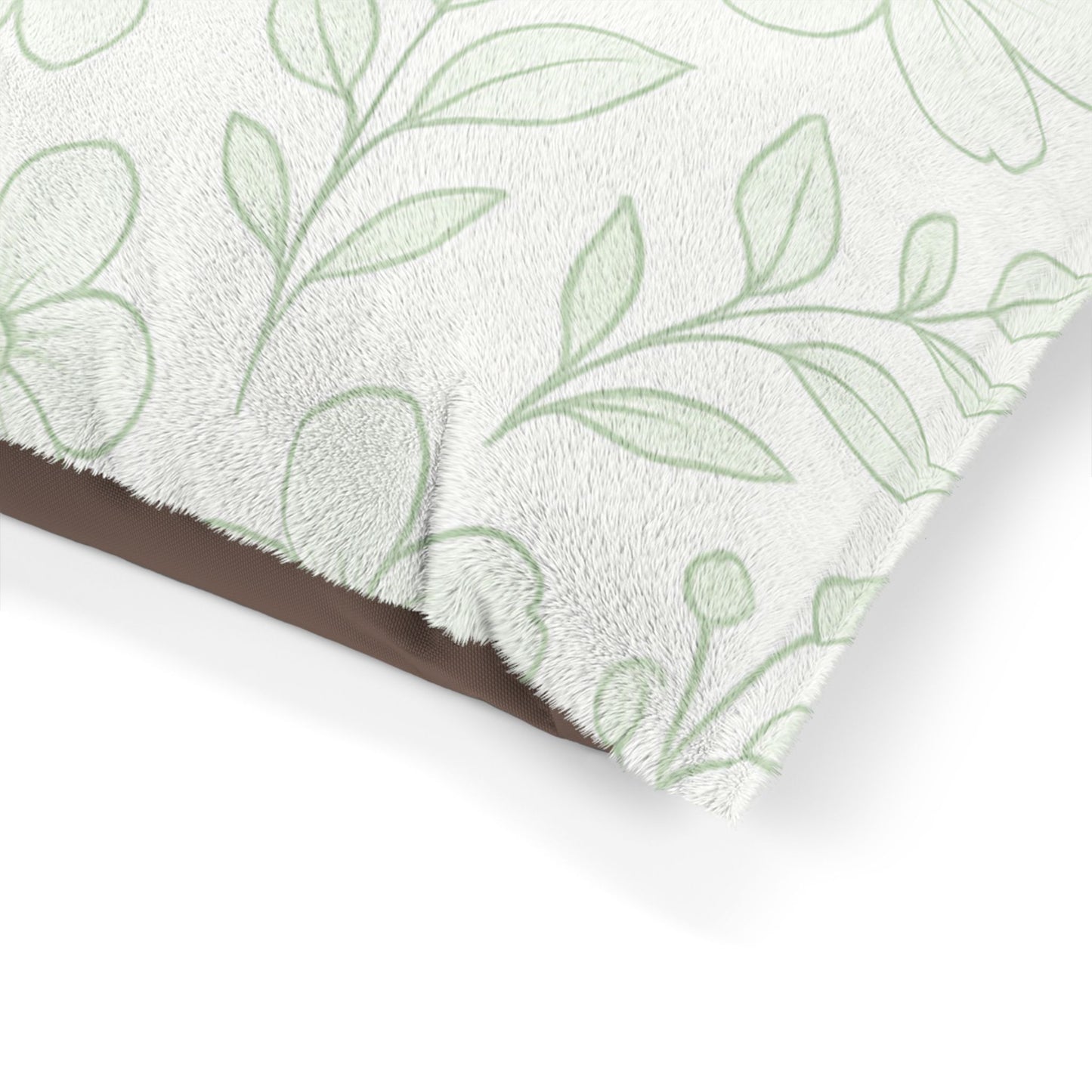 Cozy Floral Pet Bed for Stylish Pups - Soft and Comfortable