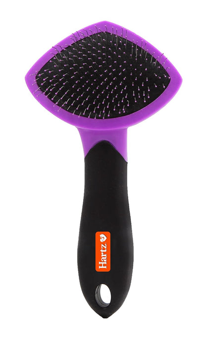 , Groomer'S Best Small Slicker Brush for Cats and Small Dogs, Black/Violet, 1 Count