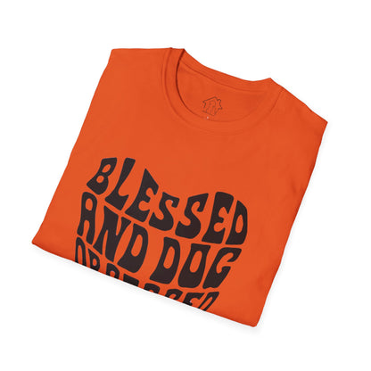 Blessed and Dog Obsessed Unisex T-Shirt - Perfect for Dog Lovers!