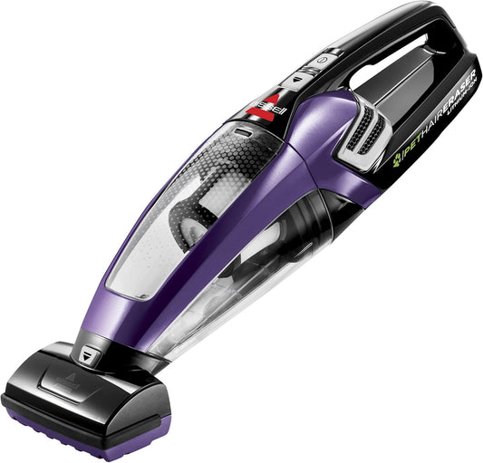 Pet Hair Eraser Lithium Ion Cordless Hand Vacuum, Purple