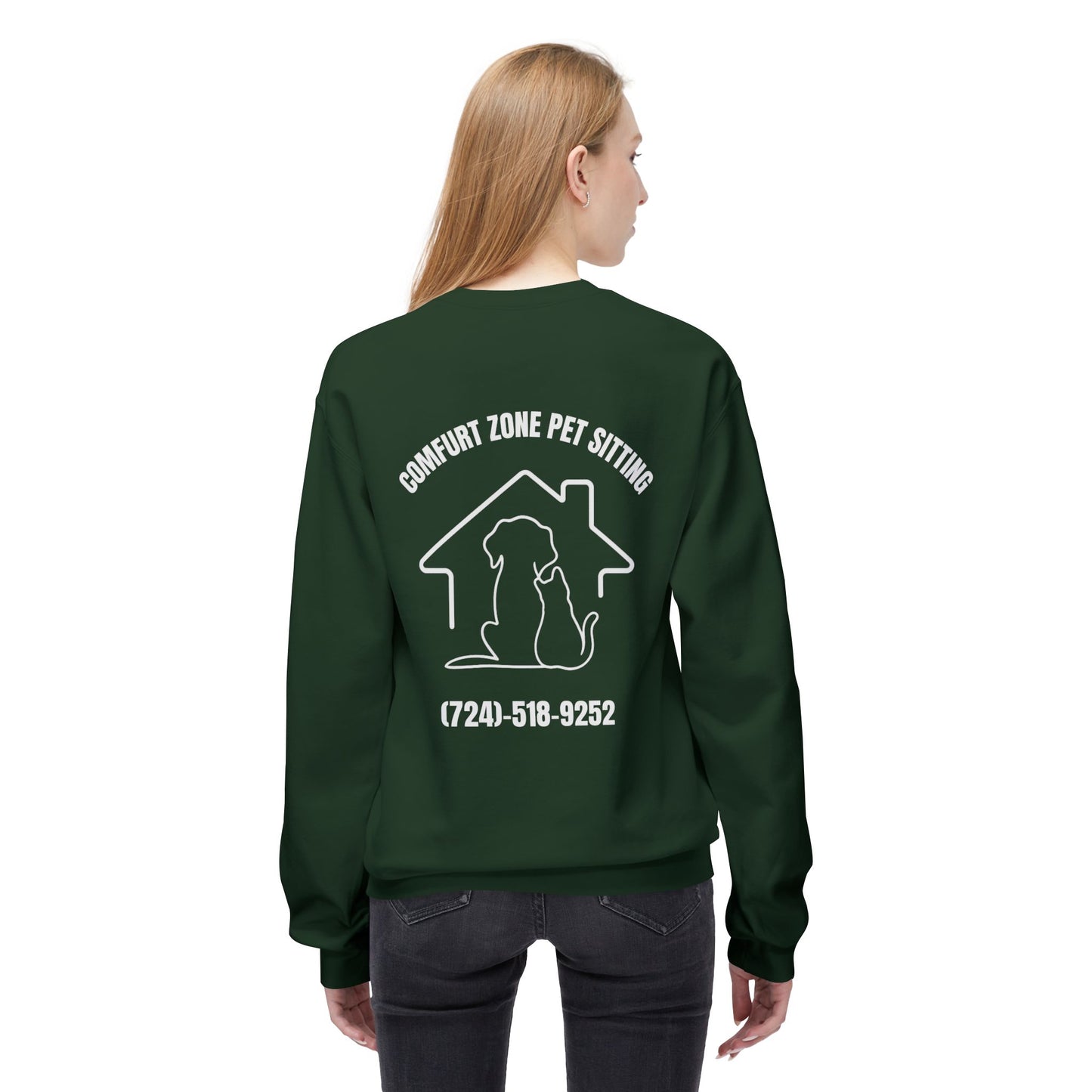 Pet Lover's Fleece Sweatshirt - Tell Your Pets I Said Hi