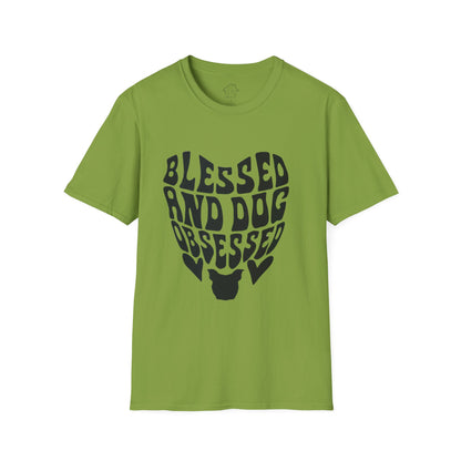 Blessed and Dog Obsessed Unisex T-Shirt - Perfect for Dog Lovers!
