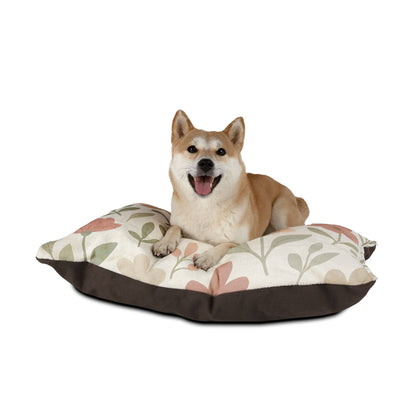 Floral Pet Bed - Cozy and Stylish Dog/Cat Bed with Flower Design