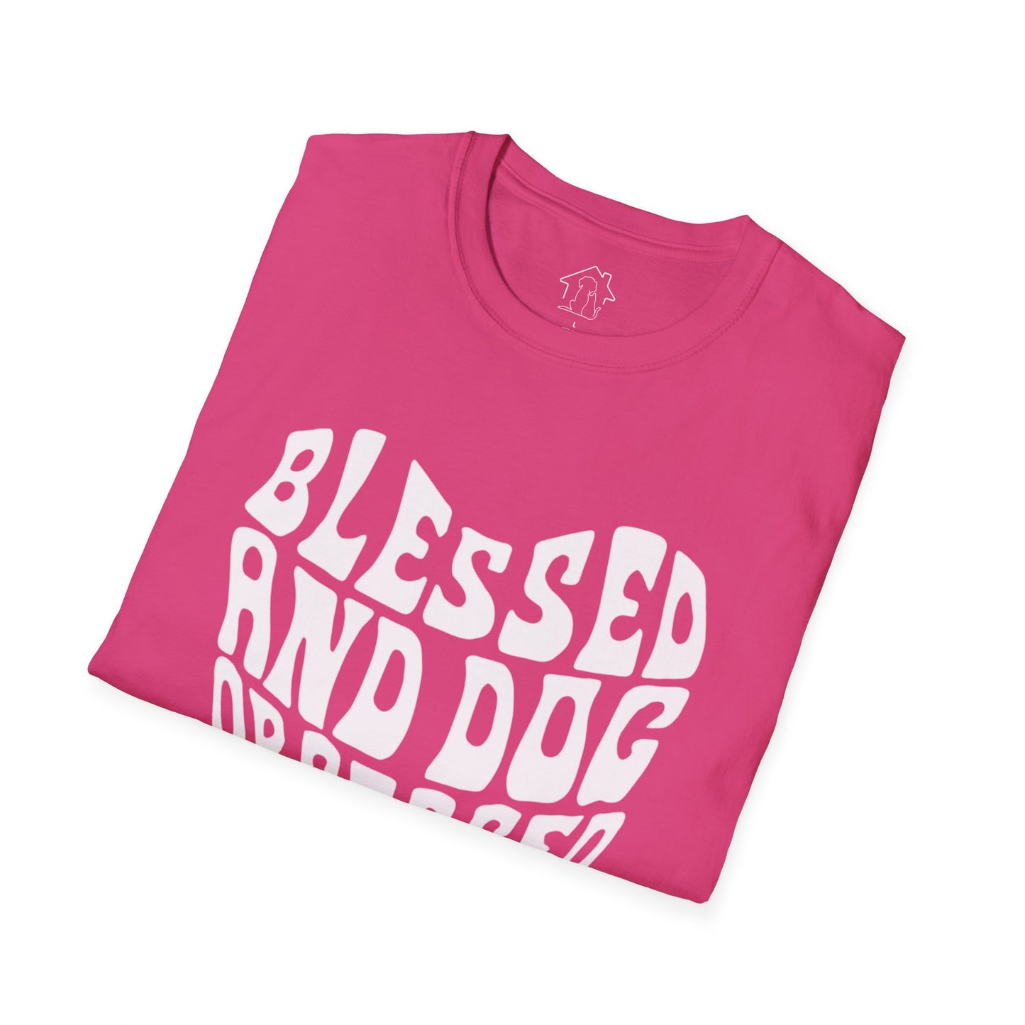 Blessed and Dog Obsessed Unisex Softstyle T-Shirt - Perfect Gift for Dog Lovers