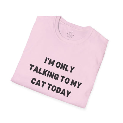 Cat Lover's Unisex T-Shirt, Casual Pet Owner Tee, Fun Birthday Gift for Animal Lovers, Cute Cat Humor Apparel