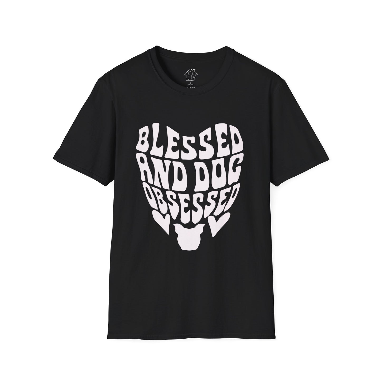 Blessed and Dog Obsessed Unisex Softstyle T-Shirt - Perfect Gift for Dog Lovers