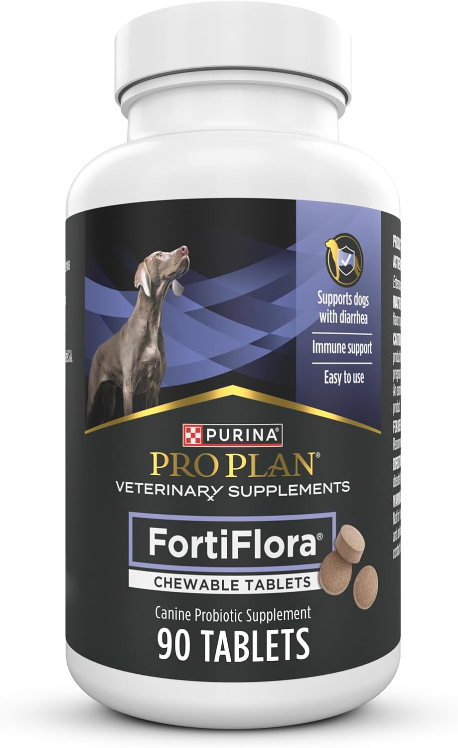 Purina Pro Plan Veterinary Supplements Fortiflora Dog Probiotic Supplement, Canine Nutritional Supplement - 30 Ct. Box
