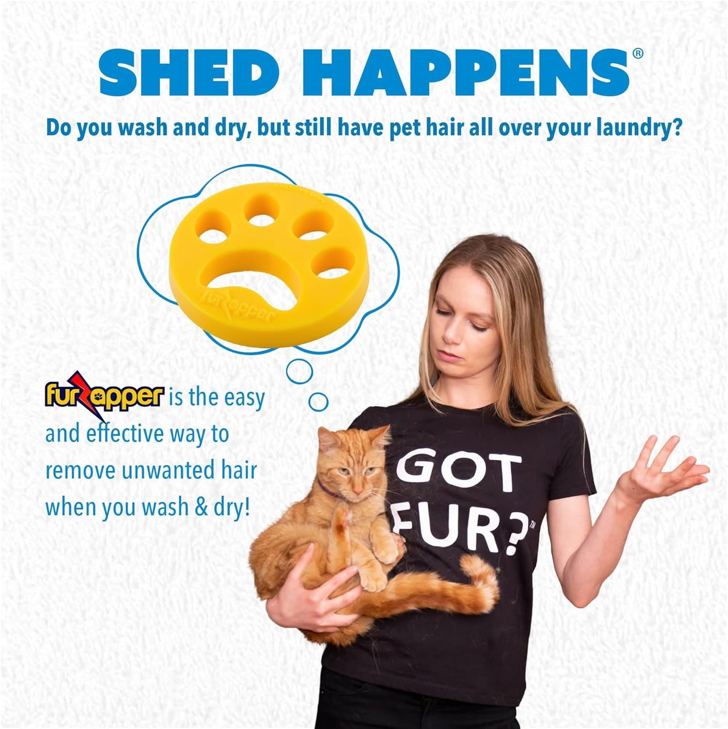 Pet Hair Remover for Laundry, 4 Pack - Reusable Dog & Cat Hair Remover Tool