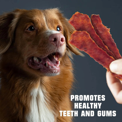 Duck Jerky Dog Treats 680GR - Human Grade Pet Snacks & Grain Free Organic Meat - Natural High Protein Dried Strips - Best Chews for Training Small & Large Dogs - Bulk Soft Pack (Duck)
