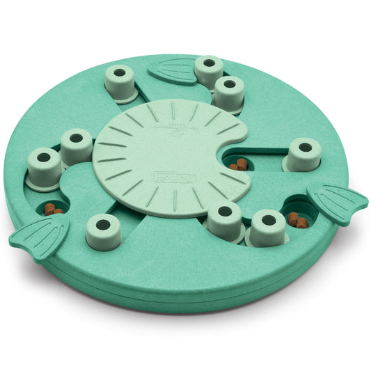 Nina Ottosson Dog Worker Treat Puzzle Enrichment Toy, Level 3 Advanced, Green