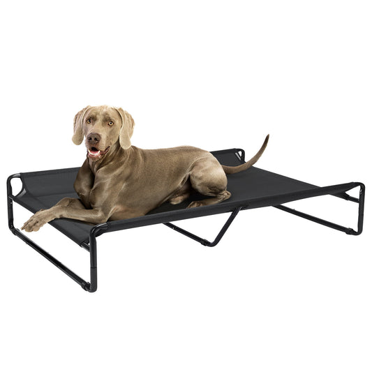 Cooling Elevated Dog Bed, Raised Dog Cot with Washable Mesh, Xx-Large, Black