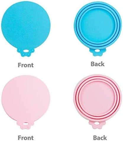 6 Packs Pet Food Can Lids, Food Safe Bpa-Free & Dishwasher Safe, Can Covers Most Standard Size Dog and Cat Can Tops