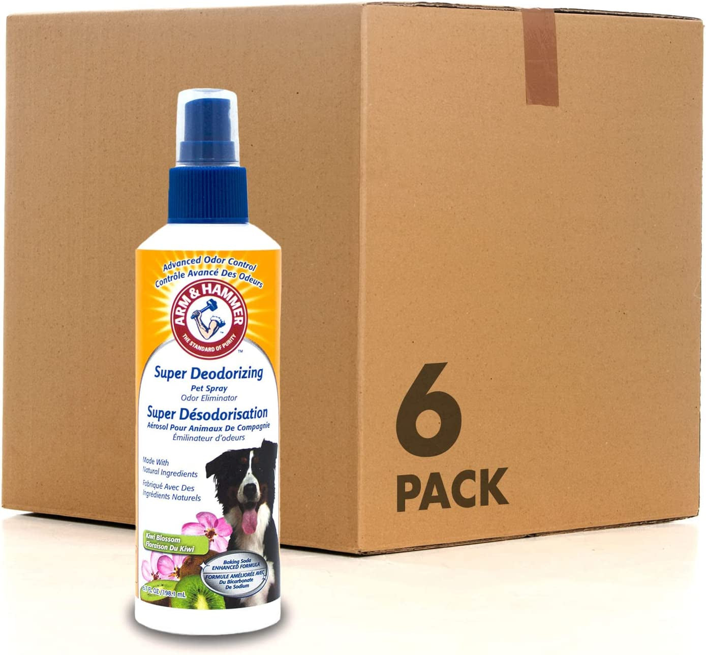 for Pets Super Deodorizing Spray for Dogs | Best Odor Eliminating Spray for All Dogs & Puppies | Fresh Kiwi Blossom Scent That Smells Great, 6.7 Ounces-1 Pack (FF9367)