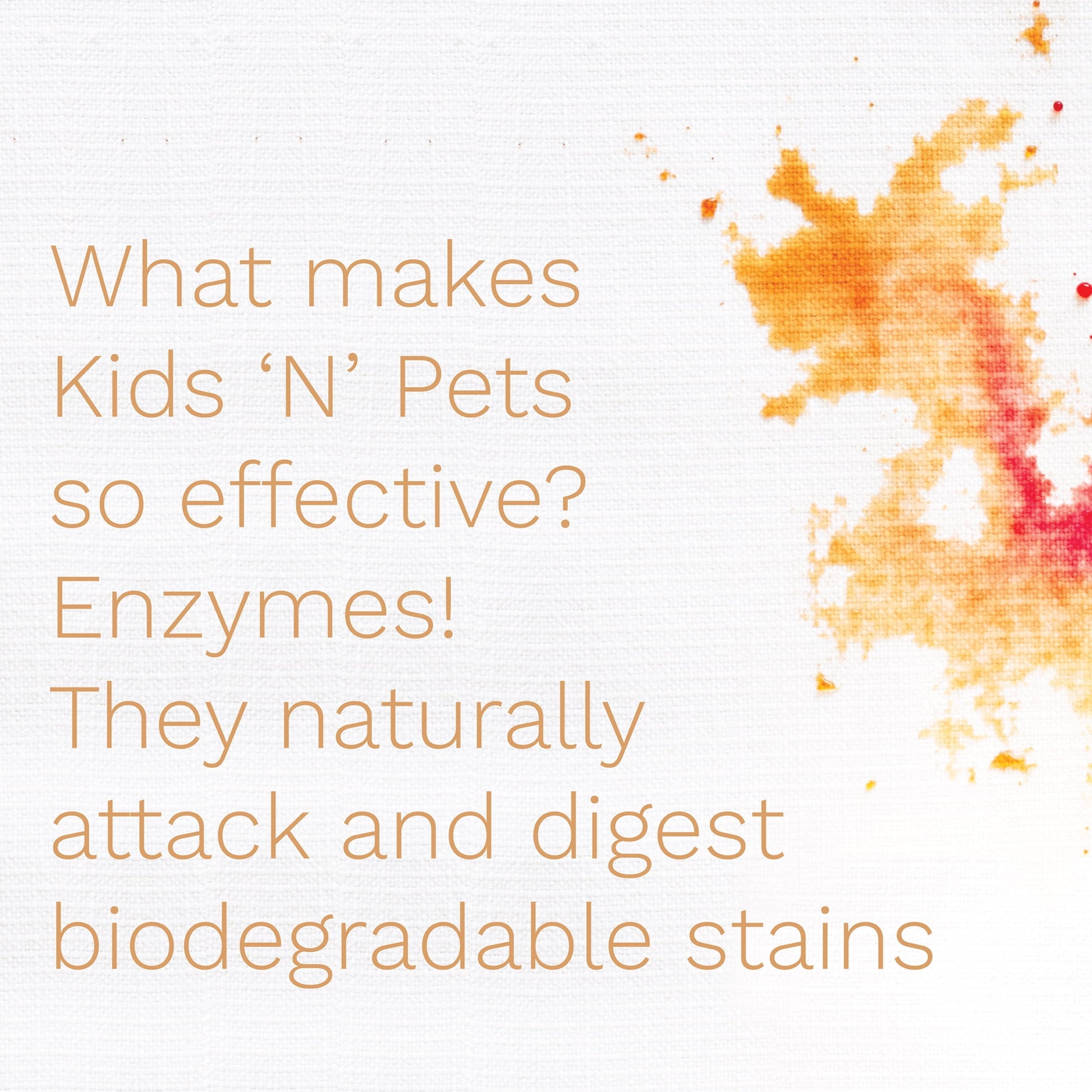 Kids ‘N’ Pets Stain + Odor Remover Cleans Even Dog, Cat Urine Smells, Spots from Carpet, Couch - 27Oz