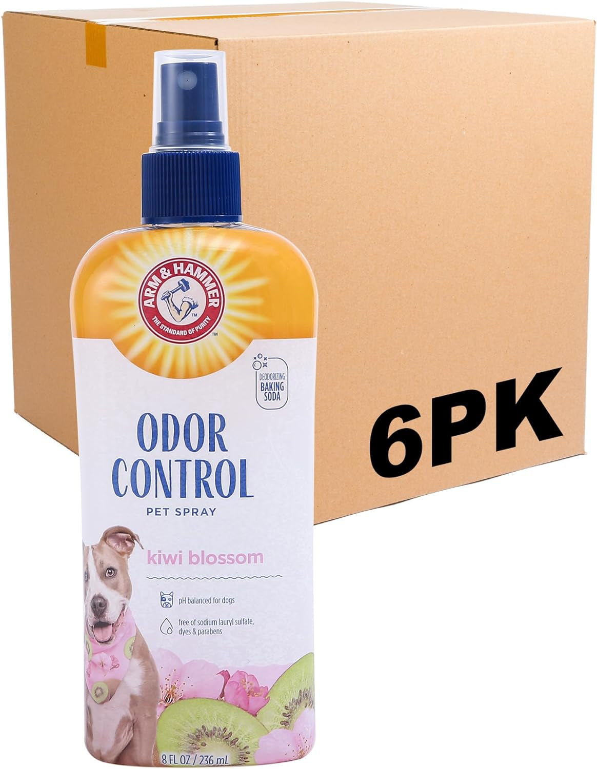 for Pets Super Deodorizing Spray for Dogs | Best Odor Eliminating Spray for All Dogs & Puppies | Fresh Kiwi Blossom Scent That Smells Great, 6.7 Ounces-1 Pack (FF9367)