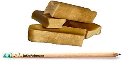 Ecokind Himalayan Yak Cheese Dog Chew | Great for Dogs, Treat for Dogs, Keeps Dog Busy & Enjoying, Indoors & Outdoor Use (8 Small Sticks)