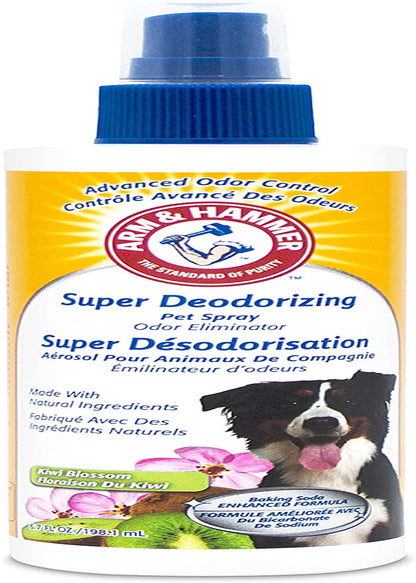 for Pets Super Deodorizing Spray for Dogs | Best Odor Eliminating Spray for All Dogs & Puppies | Fresh Kiwi Blossom Scent That Smells Great, 6.7 Ounces-1 Pack (FF9367)