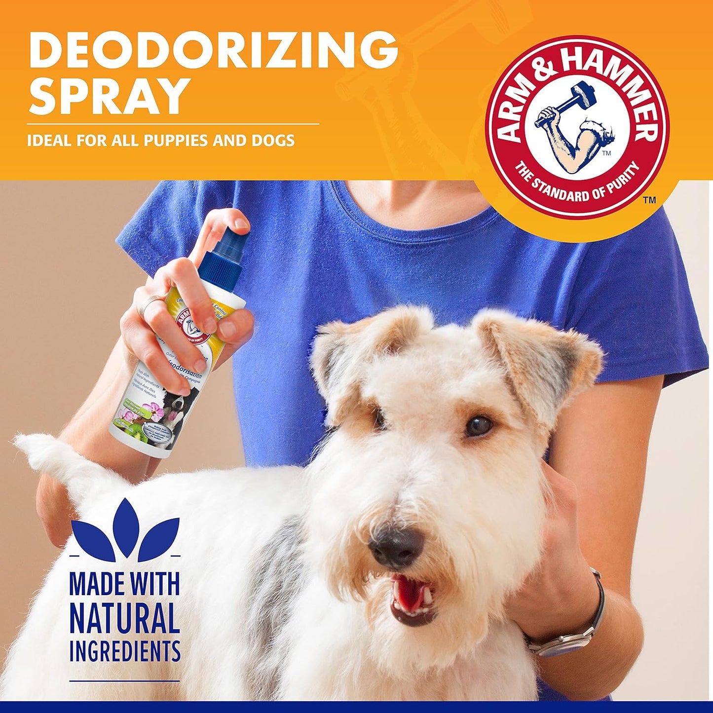 for Pets Super Deodorizing Spray for Dogs | Best Odor Eliminating Spray for All Dogs & Puppies | Fresh Kiwi Blossom Scent That Smells Great, 6.7 Ounces-1 Pack (FF9367)