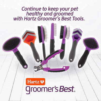 , Groomer'S Best Small Slicker Brush for Cats and Small Dogs, Black/Violet, 1 Count