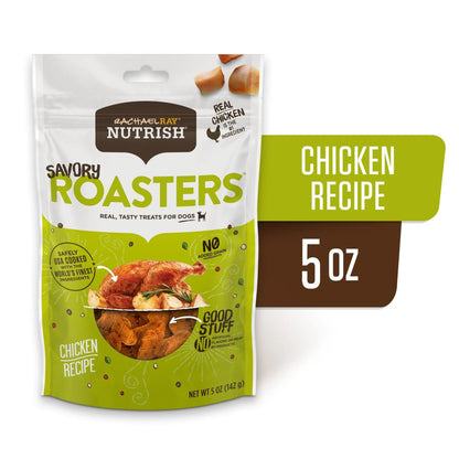 Rachael Ray  Savory Roasters Chicken Recipe Dog Treats, 5 Oz. Pouch (4 Pouch)
