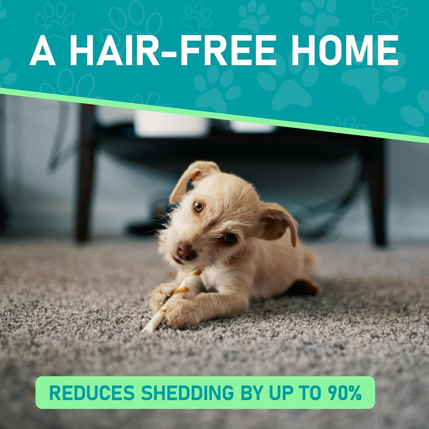 Original Pet Grooming Rake - Double-Sided Deshedding Dematting Tool, Undercoat Rake for Dogs & Cats, Extra-Wide Dog Grooming Brush & Deshedder Comb for Long Hair, Reduces Shedding 95%