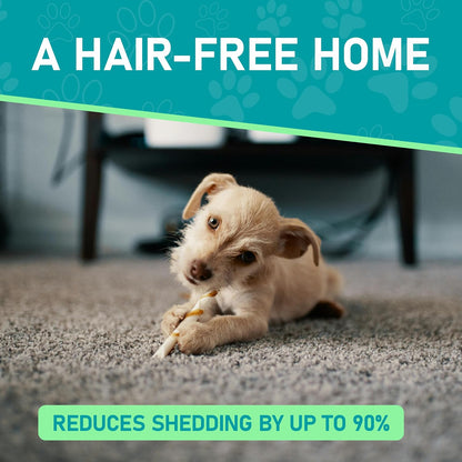 Original Pet Grooming Rake - Double-Sided Deshedding Dematting Tool, Undercoat Rake for Dogs & Cats, Extra-Wide Dog Grooming Brush & Deshedder Comb for Long Hair, Reduces Shedding 95%