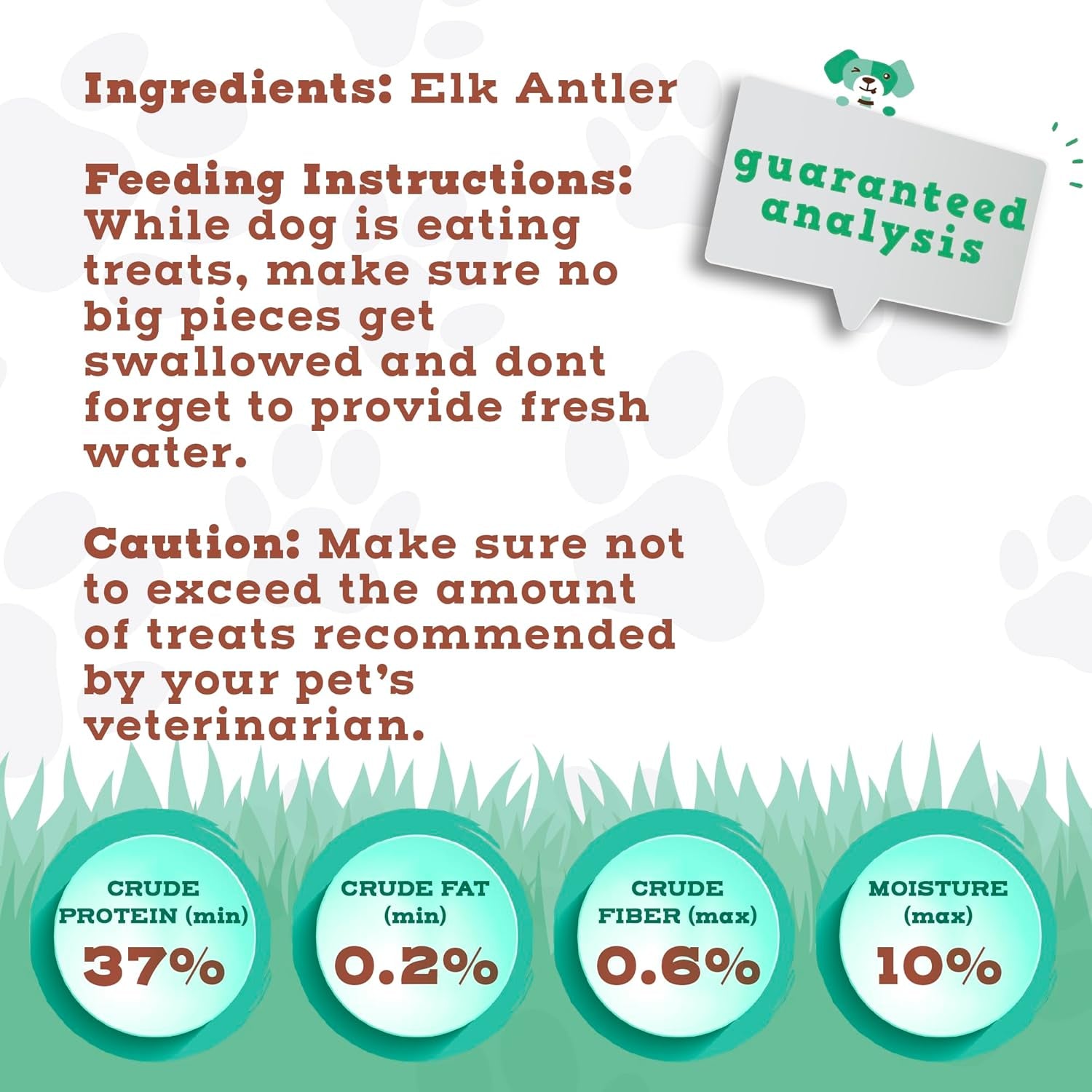 Jack&Pup Whole Elk Antlers for Dogs Large | Naturally Shed Rawhide Free Dog Chews Long Lasting Elk Horns for Dogs | Dog Antlers for Aggressive Chewers (1 Medium Antler)